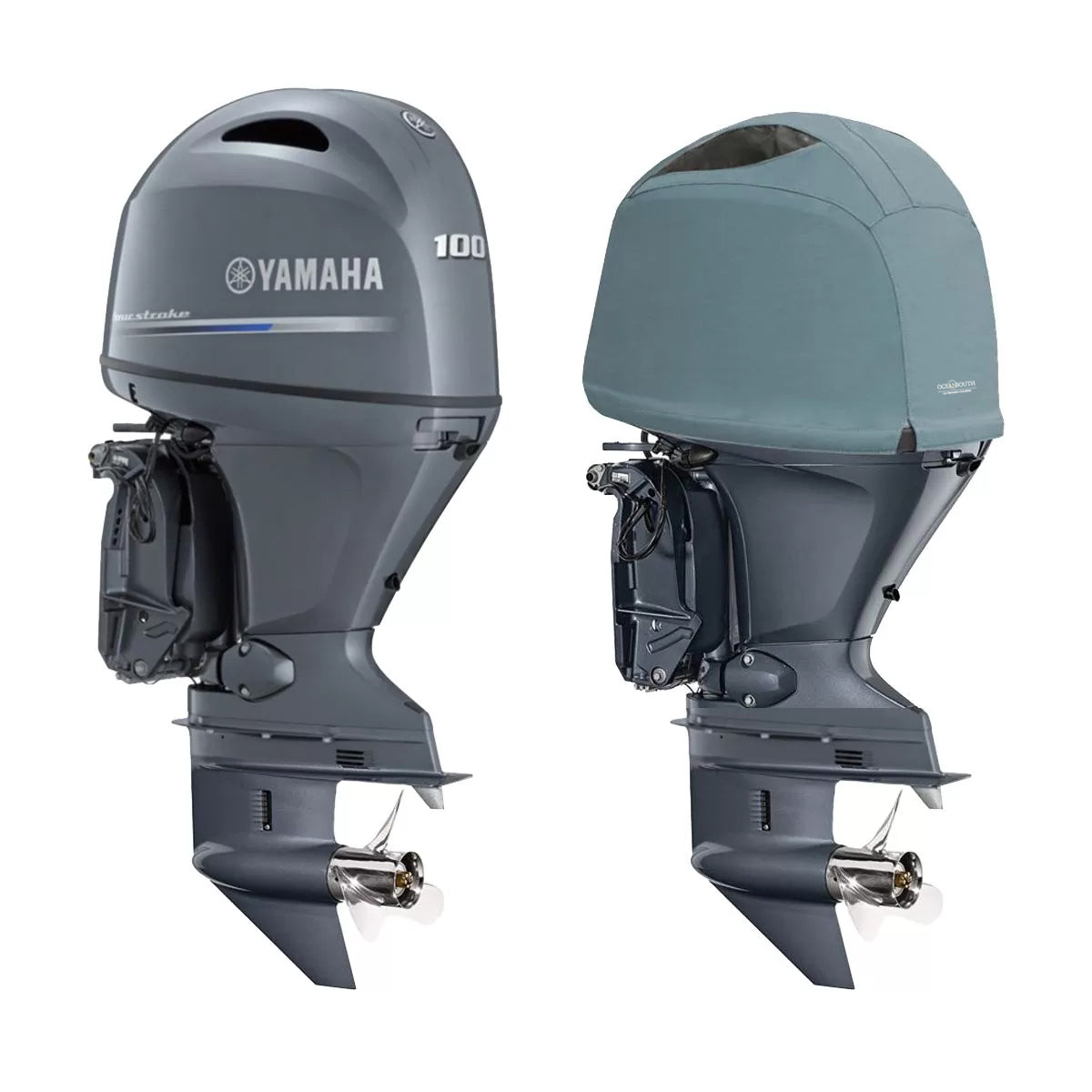 F75D, F90C, F100F (4CYL 1.8L) 2017> YAMAHA OUTBOARD COVERS - Cover Systems