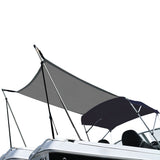 Grey Bimini Extension Kit on boat