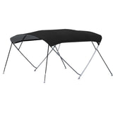 Black Stainless Steel Cruiser Bimini Top