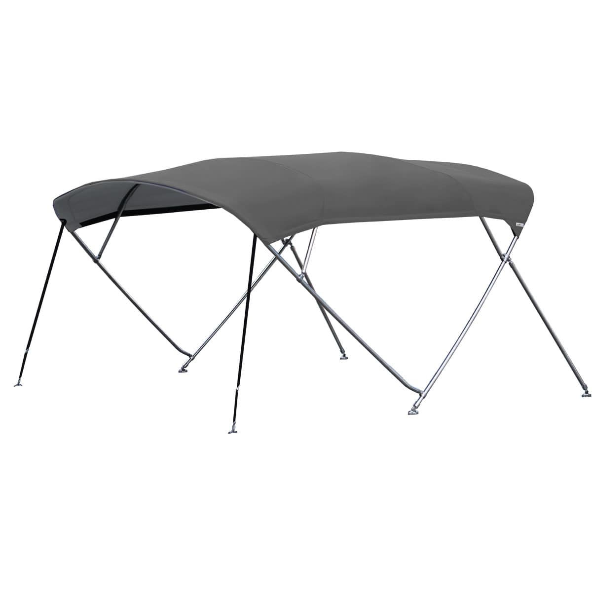 Grey Stainless Steel Cruiser Bimini Top