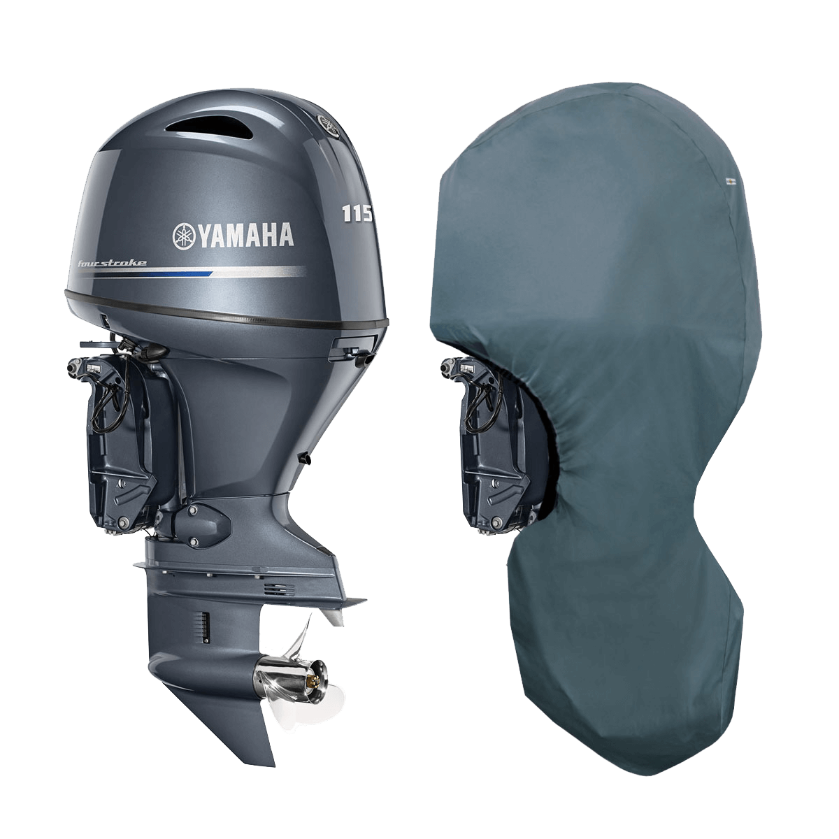 F115B, F130A (4CYL 1.8L) YEAR 2015> YAMAHA OUTBOARD COVERS - Cover Systems