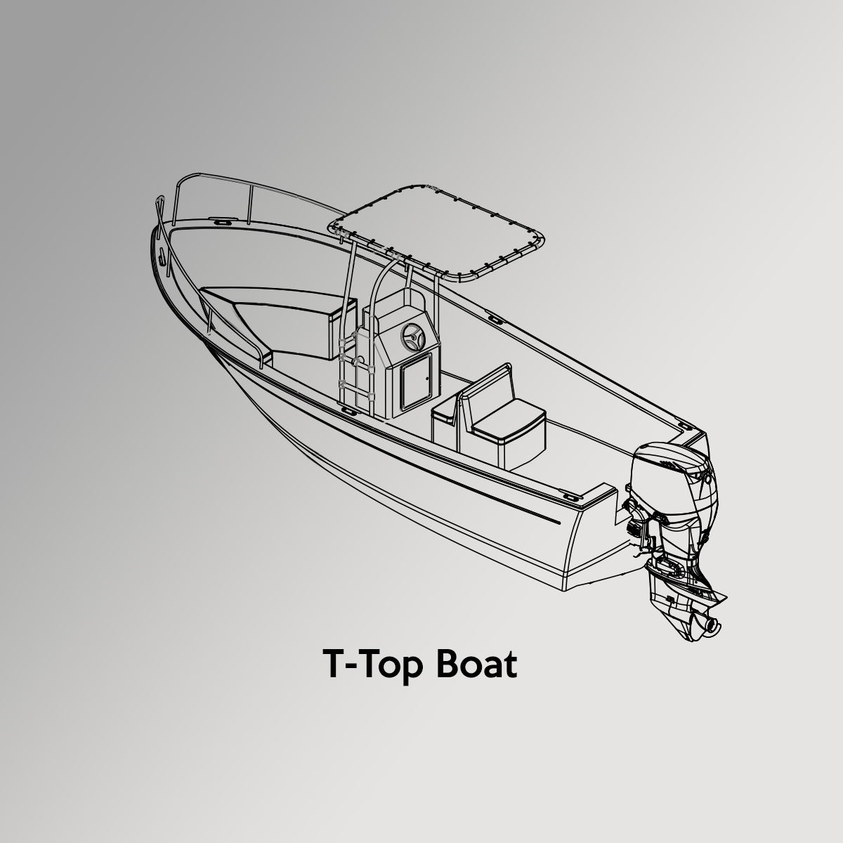 T-Top Boat Cover - Cover Systems