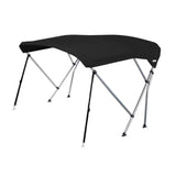 black  3 Bow Aluminium Whitewater Bimini Top