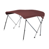 Maroon color 3 Bow Aluminium Whitewater Bimini Top