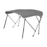 Grey color 3 Bow Aluminium Whitewater Bimini Top