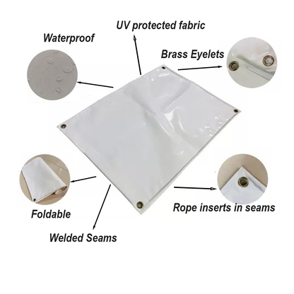 Extra Large Heavy Duty PVC Tarpaulins (10x6 - 12x9m) 500gsm-750gsm