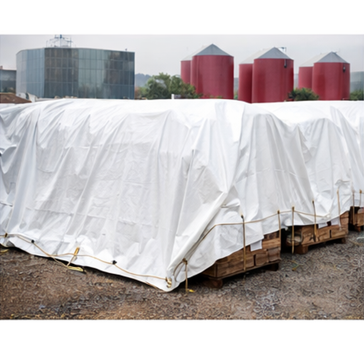 Extra Large Heavy Duty PVC Tarpaulins (10x6 - 12x9m) 500gsm-750gsm