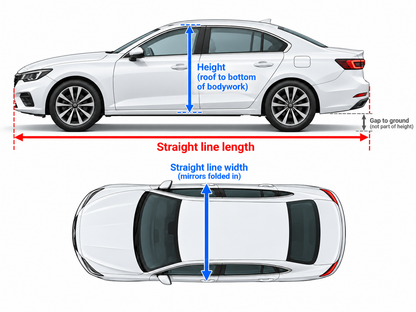 Heavy Duty Lined Sedan Car Covers