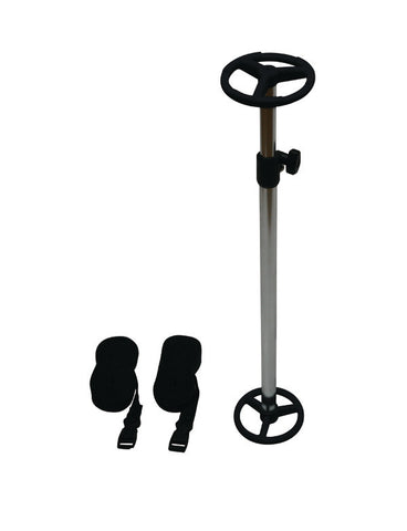 Boat Cover Support Pole with black straps