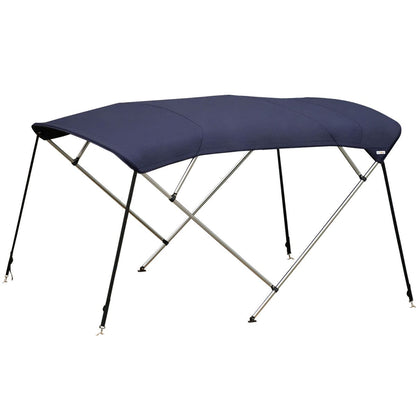 Blue Aluminium 4 Bow Bimini Top