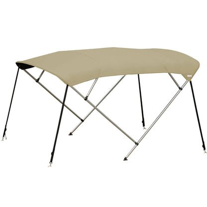 Sand colored Aluminium 4 Bow Bimini Top