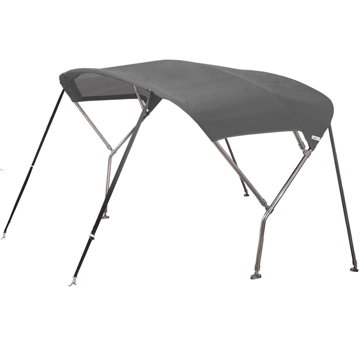 Grey Stainless Steel Sailboat Bimini Top