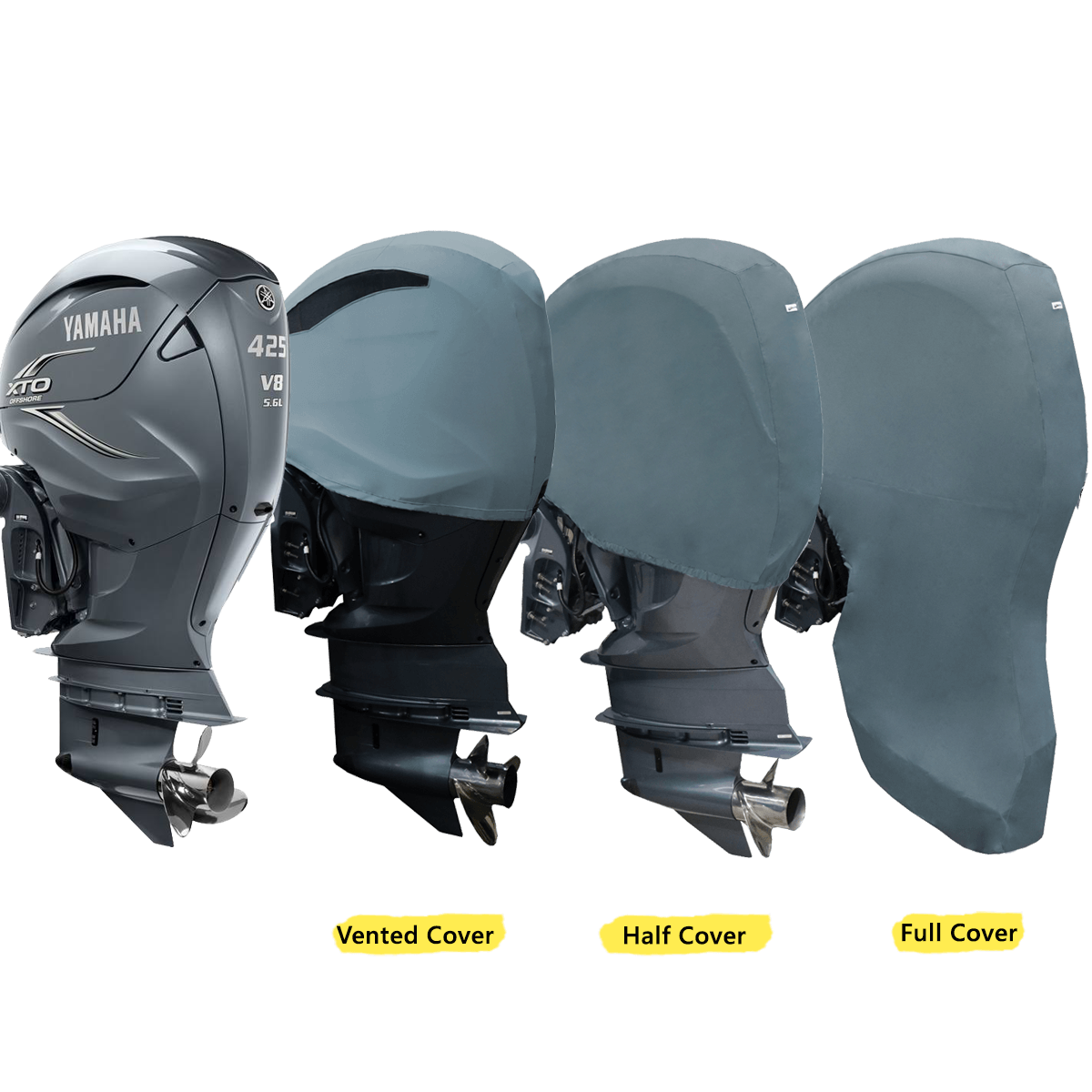 F425A (XTO V8 5.6L) YEAR 2018> YAMAHA OUTBOARD COVERS - Cover Systems