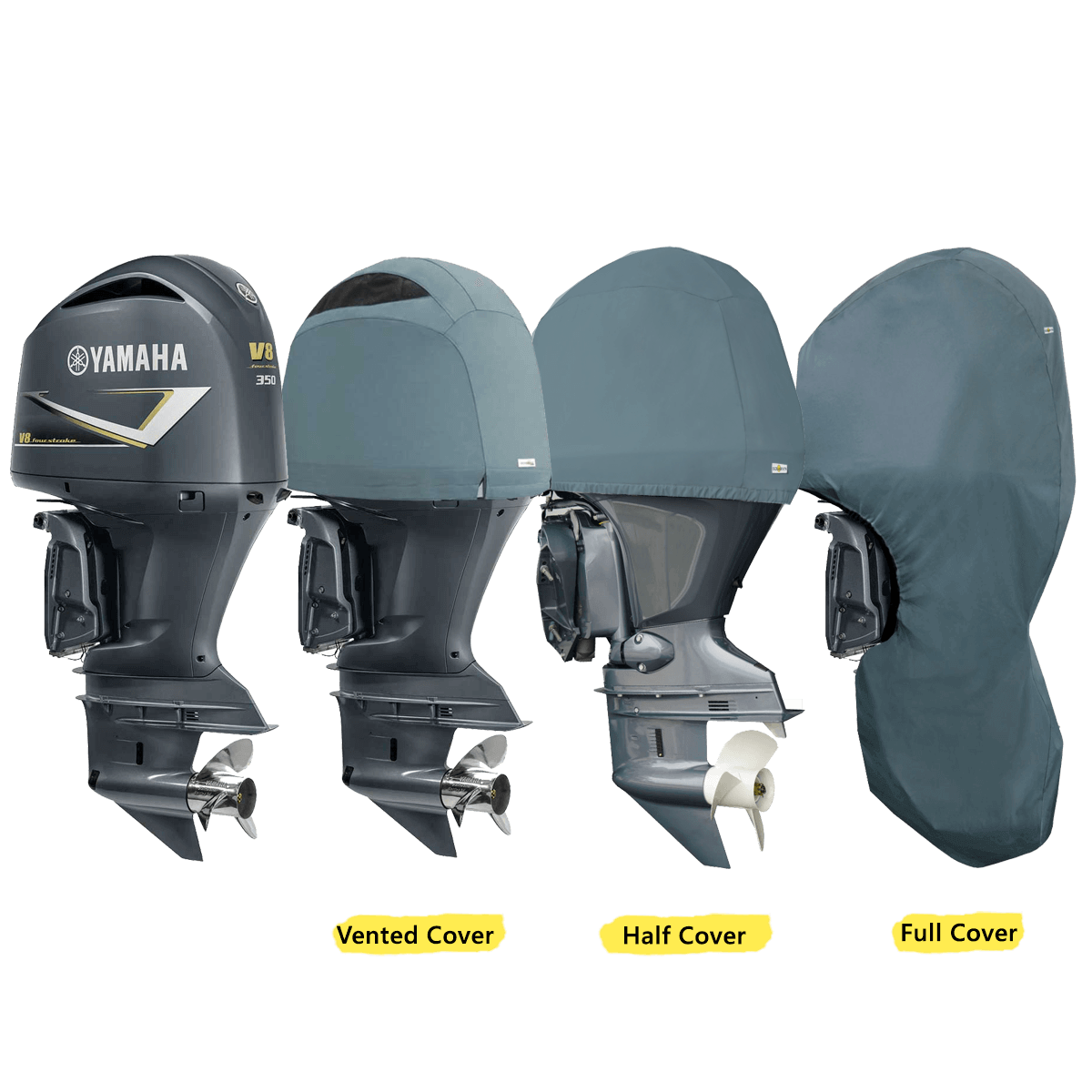 F350A (V8 5.3L) YEAR 2007> YAMAHA OUTBOARD COVERS - Cover Systems