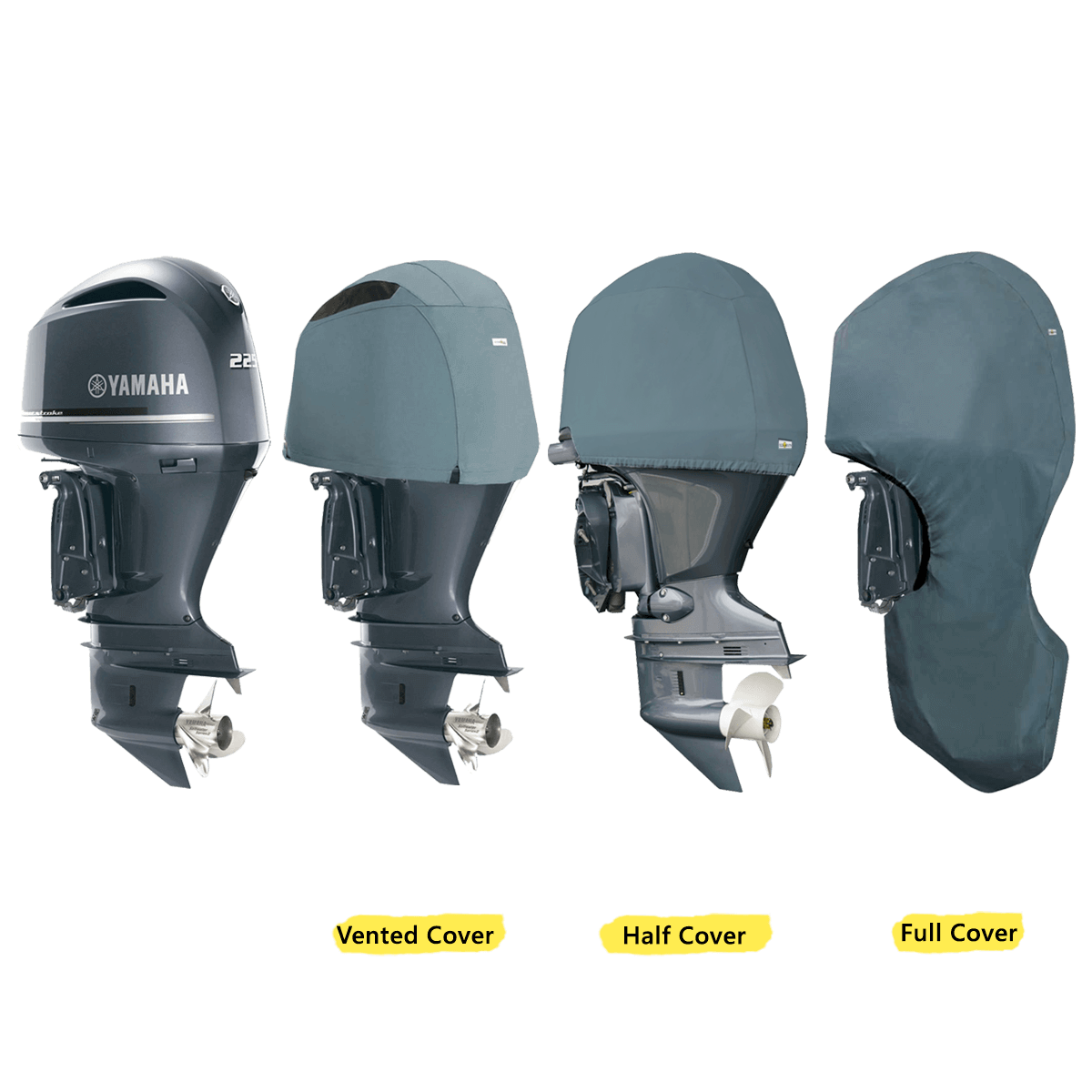 F225F, F250D, F300B (V6 4.2L) YEAR 2010> YAMAHA OUTBOARD COVERS - Cover Systems