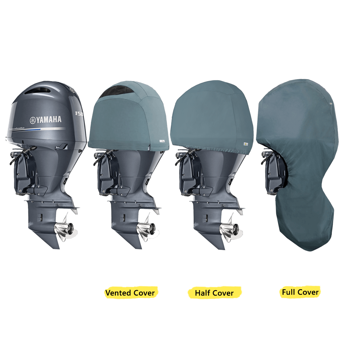 F150D, F175A, F200F (4CYL 2.8L) YEAR 2015> YAMAHA OUTBOARD COVERS - Cover Systems