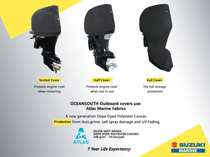 DF25A, DF30A (3CYL) YEAR 2014> SUZUKI OUTBOARD COVERS - Cover Systems