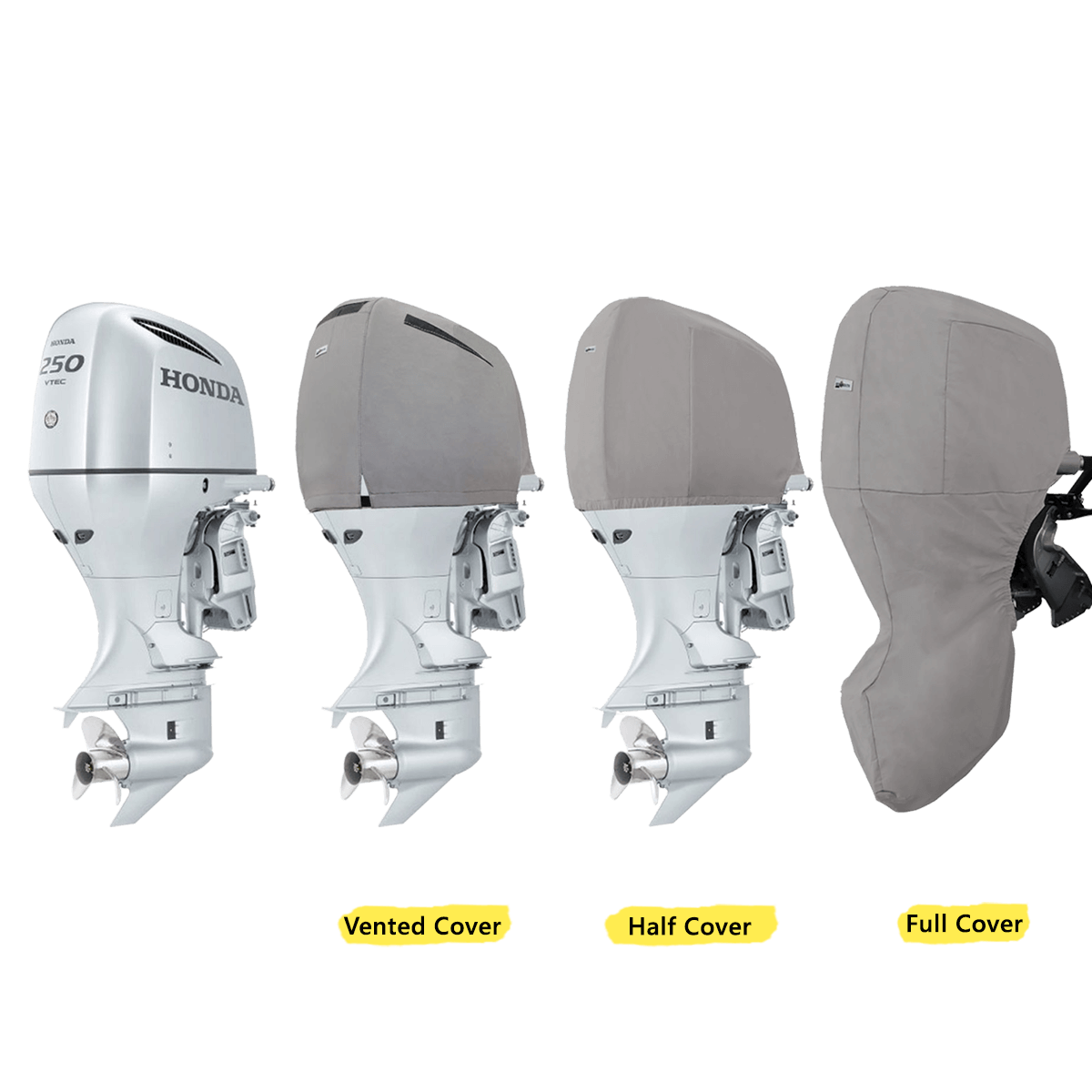 BF250 (V6 3.6L) YEAR 2011-2018 HONDA OUTBOARD COVERS - Cover Systems