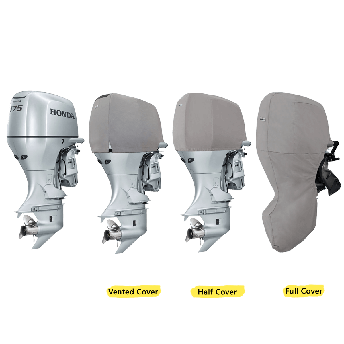 BF175, BF200, BF225 (V6 3.5L) YEAR 2010> HONDA OUTBOARD COVERS - Cover Systems
