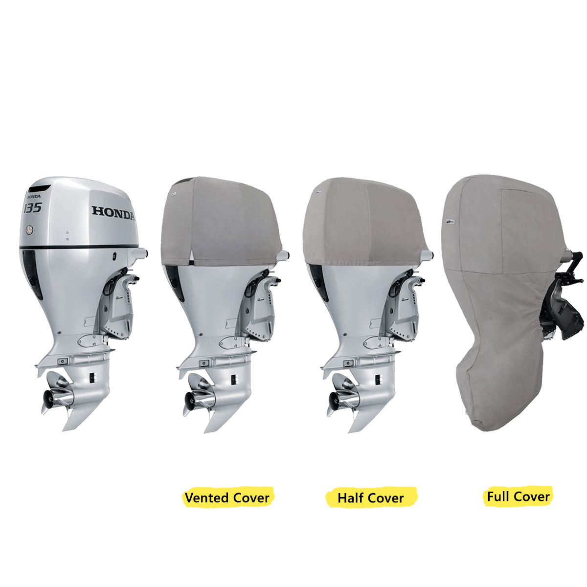 BF115, BF135, BF150 (4CYL 2.3L) YEAR 2010> HONDA OUTBOARD COVERS - Cover Systems