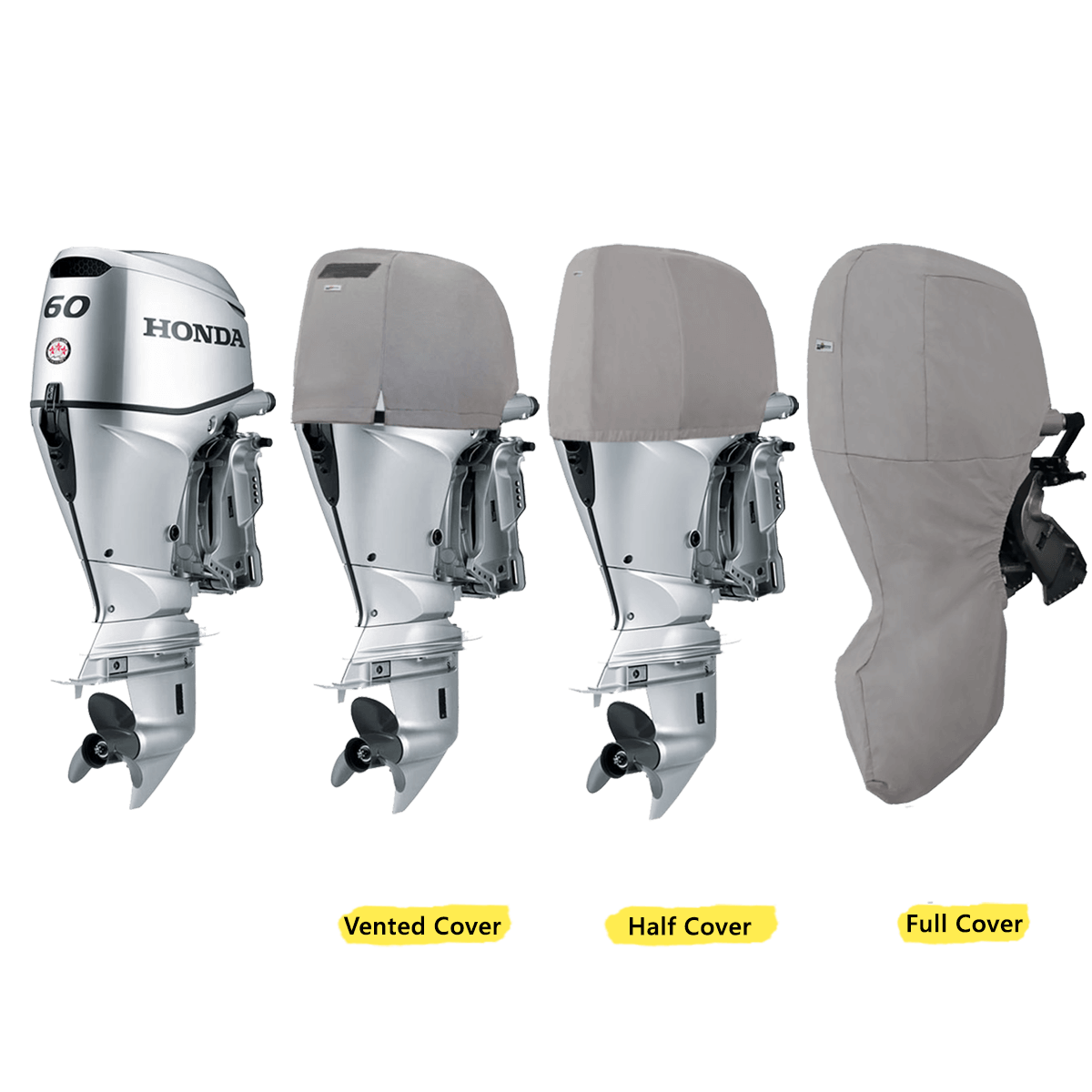 BF60, BFP60 (3CYL 1L) YEAR 2009> HONDA OUTBOARD COVERS - Cover Systems