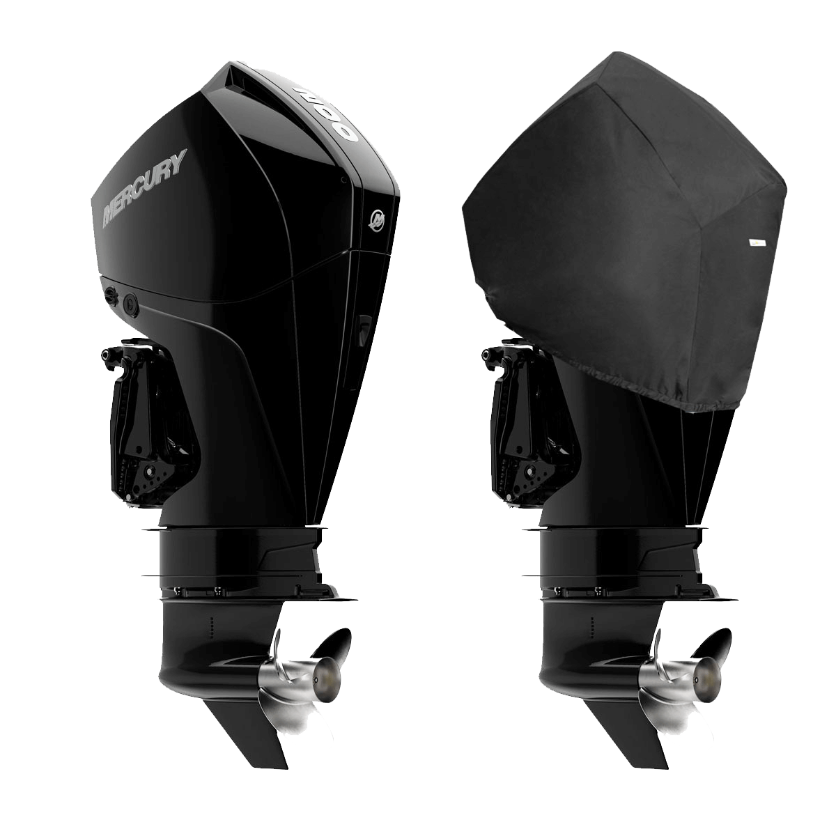 175HP, 200HP, 225HP, 175PRO XS (4STR V6 3.4L) YEAR 2018> MERCURY OUTBOARD COVERS - Cover Systems