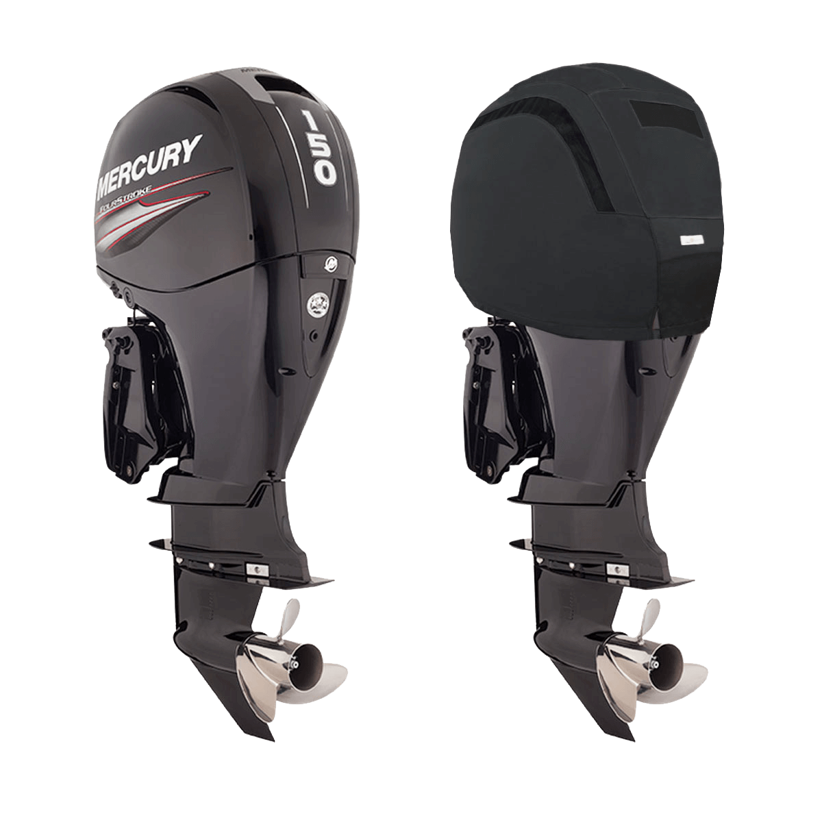 135HP,150HP (4STR 4CYL 3.0L) & PRO XS 115HP-150HP YEAR 2011> MERCURY OUTBOARD COVERS - Cover Systems