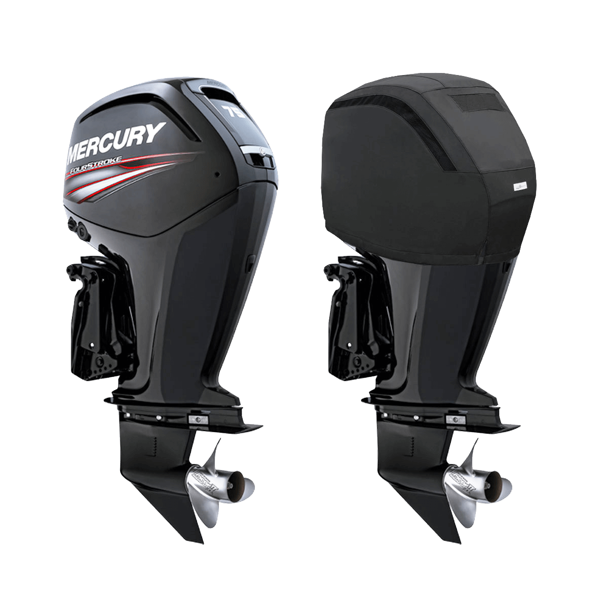 75HP-115HP (4STR 4CYL 2.1L) YEAR 2014> MERCURY OUTBOARD COVERS - Cover Systems