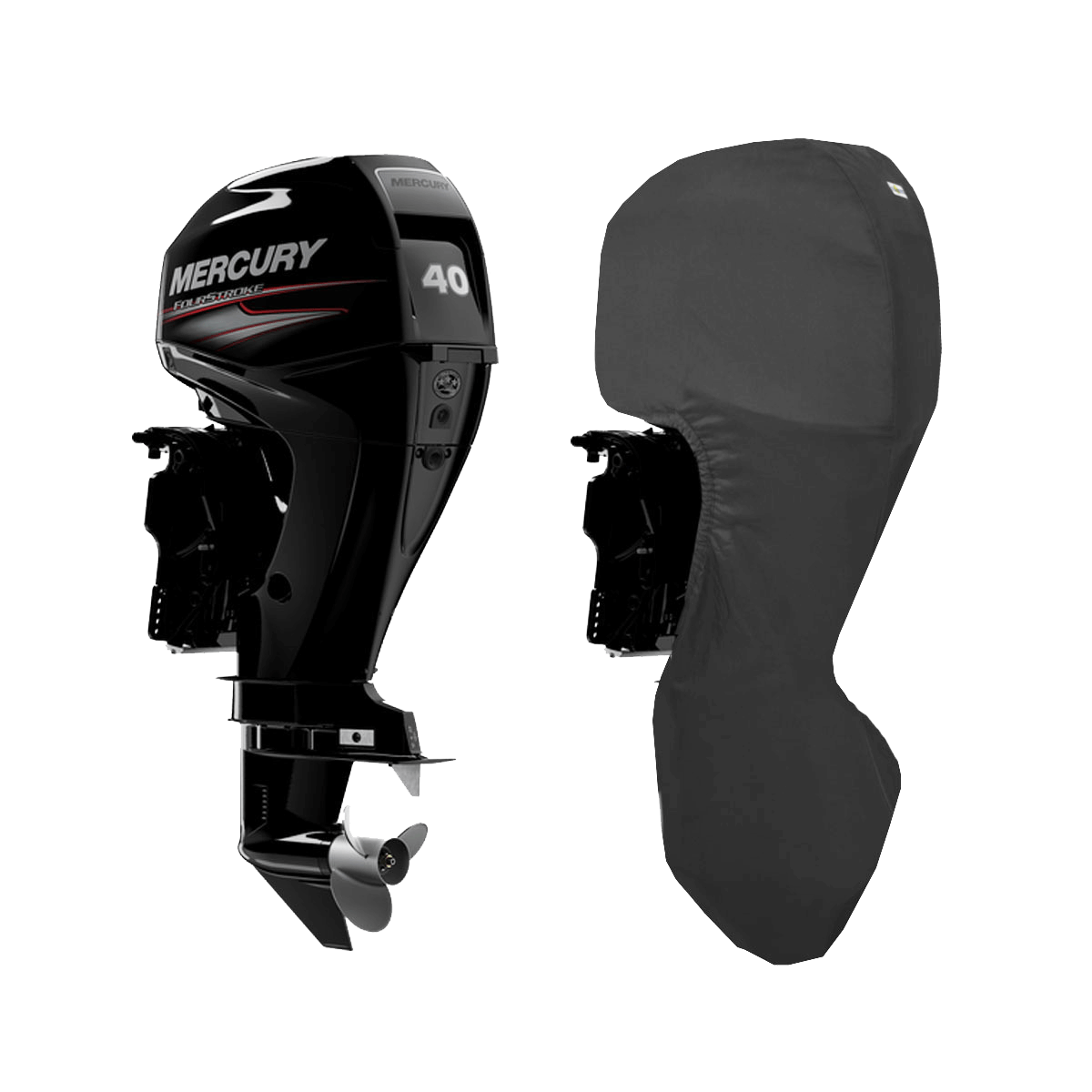 40HP (4STR 3CYL 747CC) YEAR 2008> MERCURY OUTBOARD COVERS - Cover Systems