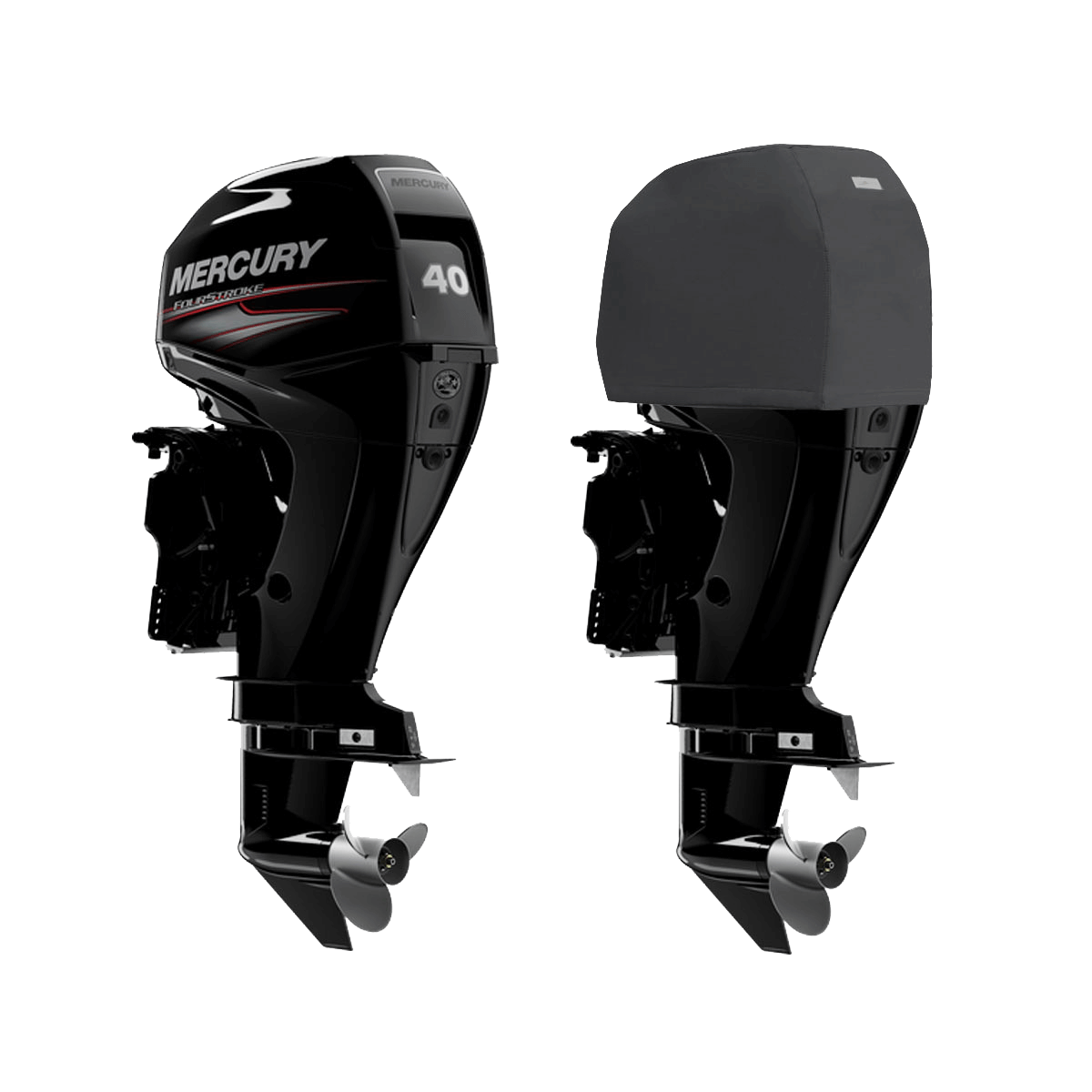 40HP (4STR 3CYL 747CC) YEAR 2008> MERCURY OUTBOARD COVERS - Cover Systems