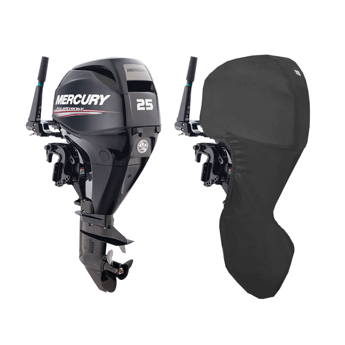 25HP, 30HP (4STR 3CYL 526CC) YEAR 2007> MERCURY OUTBOARD COVERS - Cover Systems