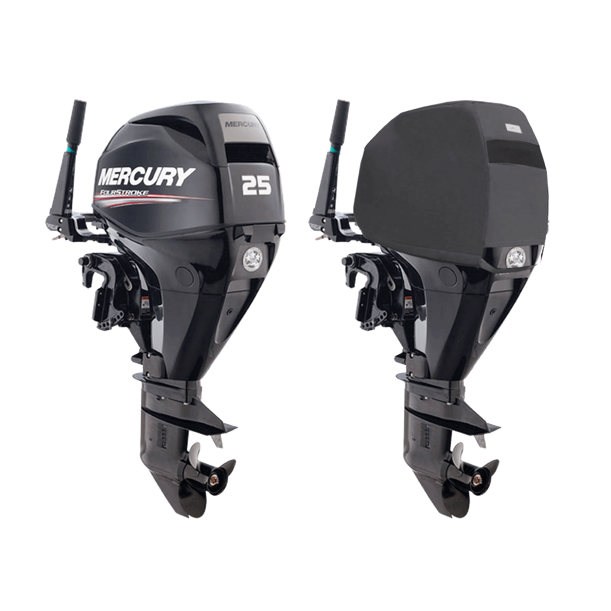 25HP, 30HP (4STR 3CYL 526CC) YEAR 2007> MERCURY OUTBOARD COVERS - Cover Systems
