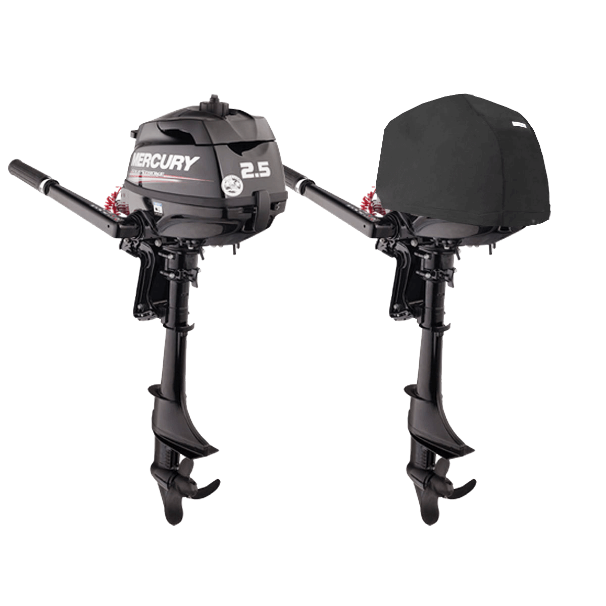 2.5HP, 3.5HP (4STR 1CYL 85CC) YEAR 2007> MERCURY OUTBOARD COVERS - Cover Systems