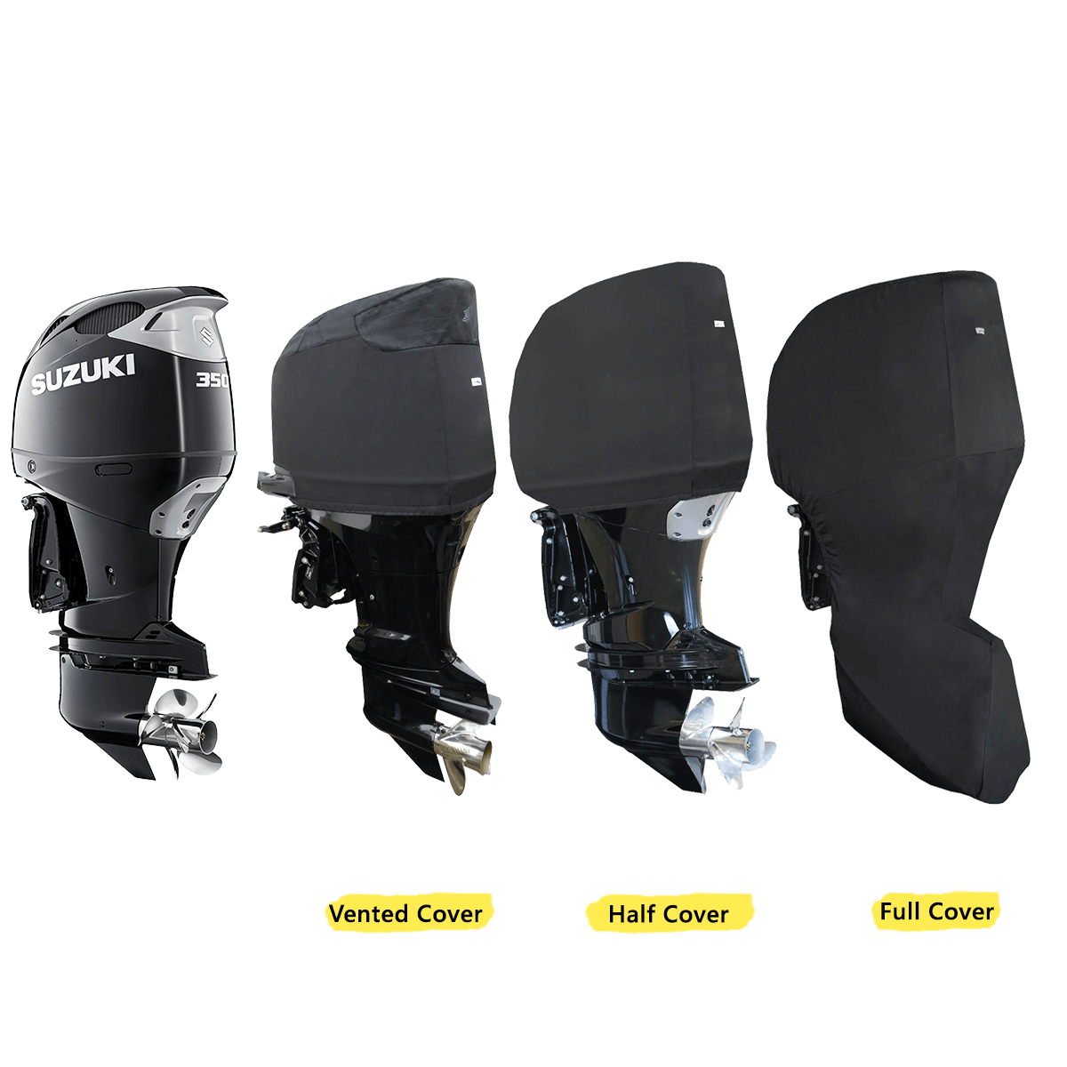 DF350A, DF325A (V6 4.4L) YEAR 2017> SUZUKI OUTBOARD COVERS - Cover Systems
