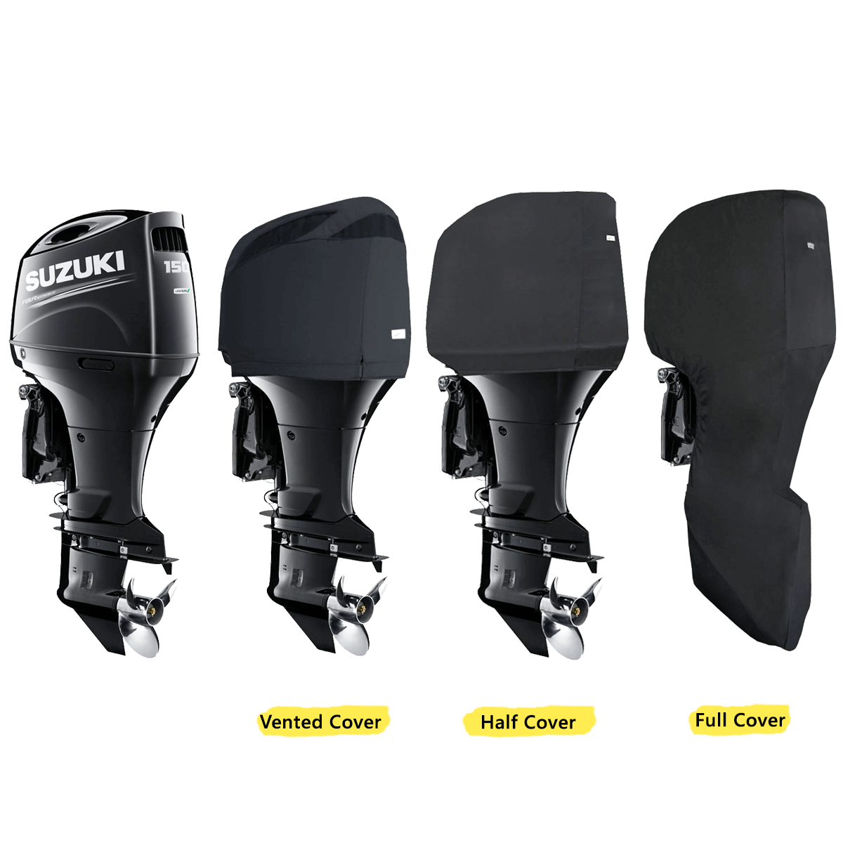 DF150AP, DF175AP, DF200AP (4CYL 2.8L) YEAR 2014> SUZUKI OUTBOARD COVERS - Cover Systems