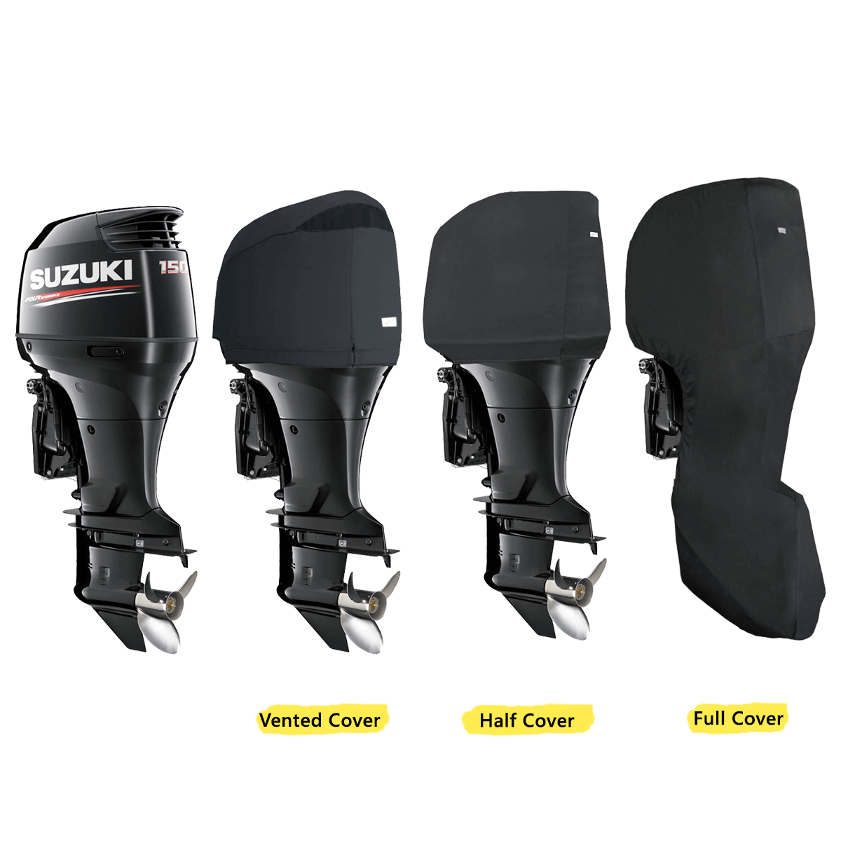 DF150, DF175 (4CYL 2.8L) YEAR 2005> SUZUKI OUTBOARD COVERS - Cover Systems