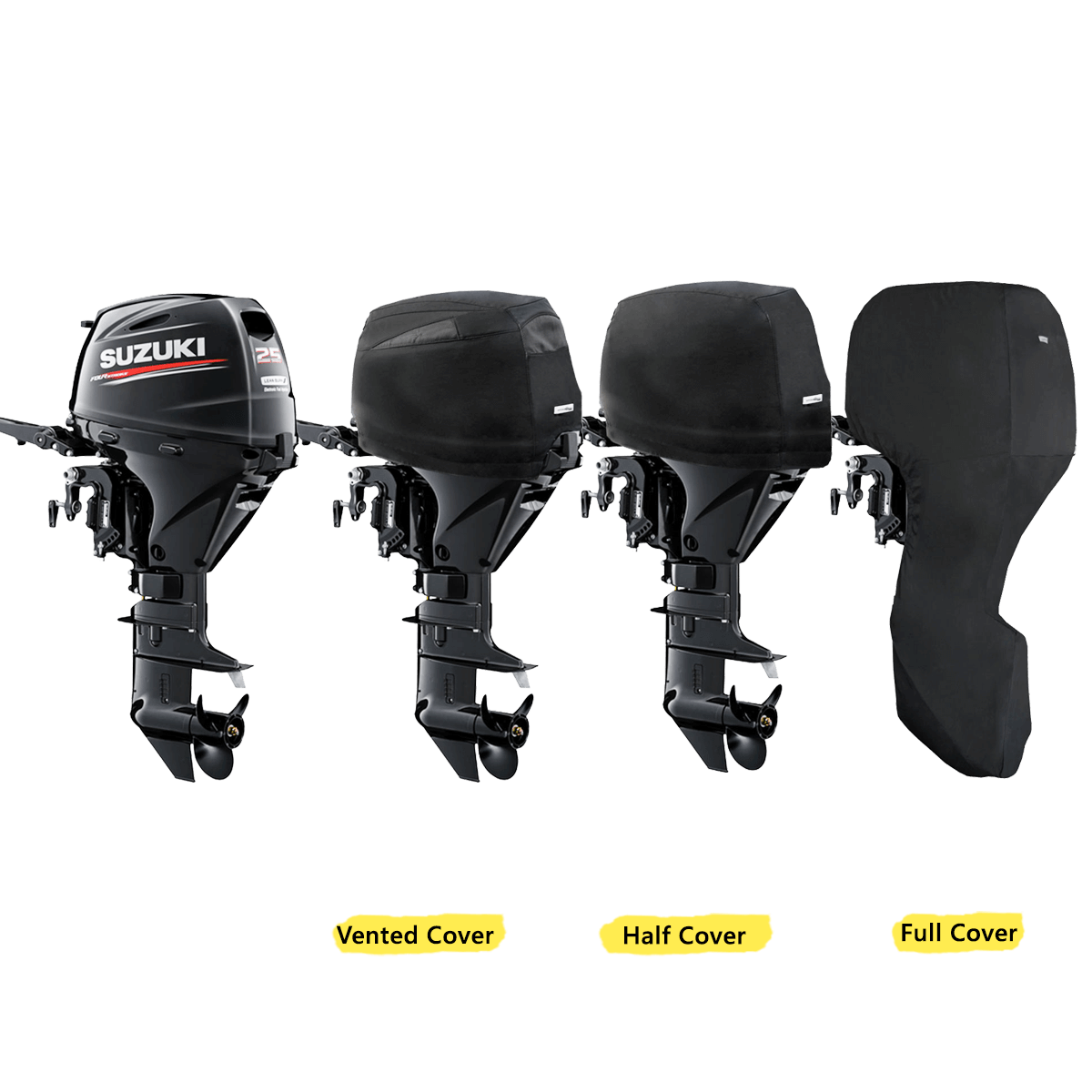 DF25A, DF30A (3CYL) YEAR 2014> SUZUKI OUTBOARD COVERS - Cover Systems