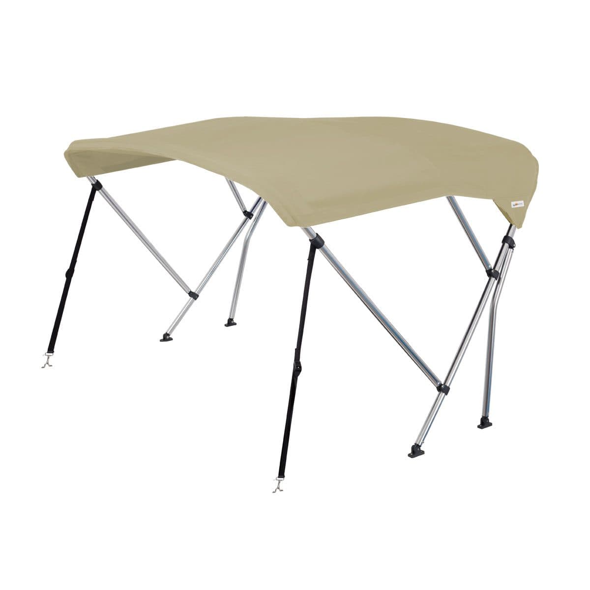 Sand color 3 Bow Aluminium Whitewater Bimini Top